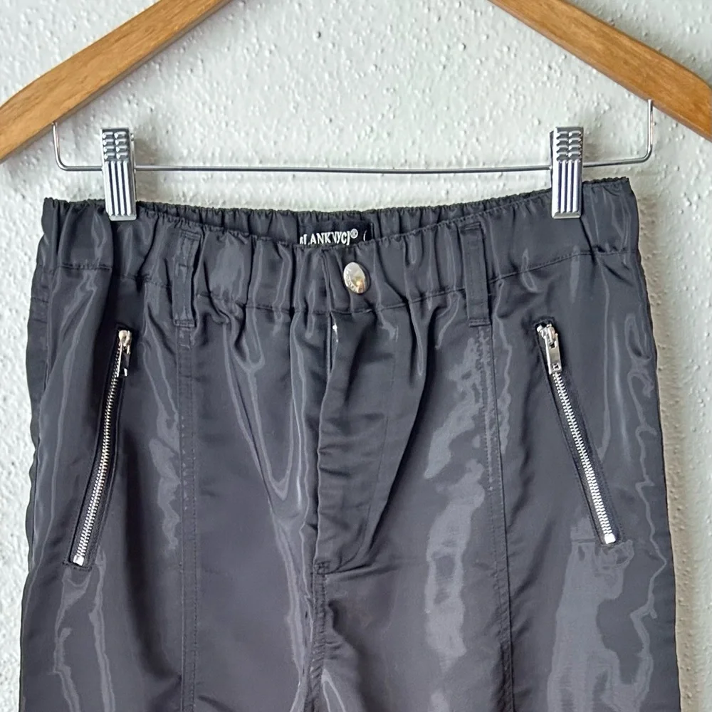 BLANK NYC Denim Nylon Cargo Jogger Pants 28